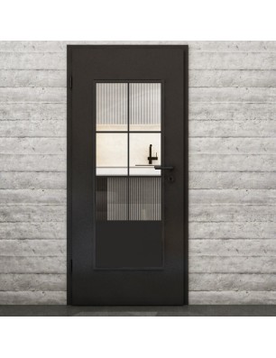 Lichtausschnitt Loft Schwarzlack 35 Auf Klarglas