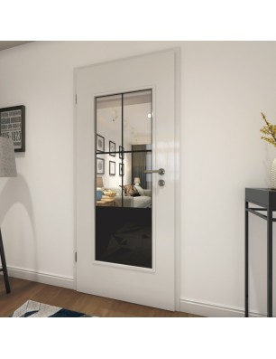 Lichtausschnitt Loft Schwarzlack 36 Auf Klarglas