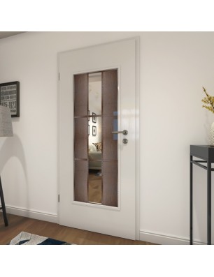 Lichtausschnitt Loft Rosteisen Genietet 36 Auf Klarglas