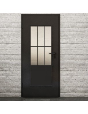 Lichtausschnitt Loft Schwarzlack 03 Blickdicht