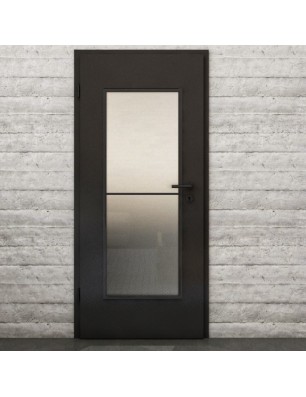 Lichtausschnitt Loft Schwarzlack 04 Blickdicht