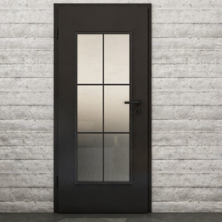 Lichtausschnitt Loft Schwarzlack 07 Blickdicht