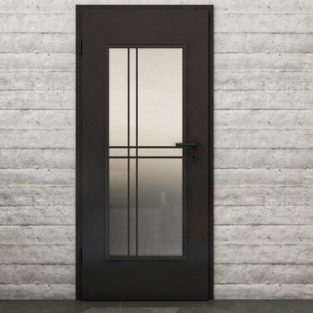 Lichtausschnitt Loft Schwarzlack 21 Blickdicht