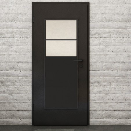 Lichtausschnitt Loft Schwarzlack 22 Blickdicht