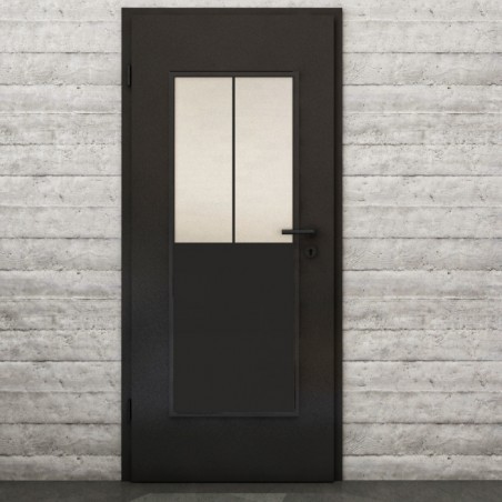 Lichtausschnitt Loft Schwarzlack 26 Blickdicht