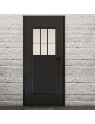 Lichtausschnitt Loft Schwarzlack 27 Blickdicht