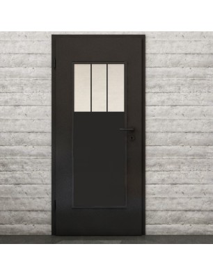 Lichtausschnitt Loft Schwarzlack 29 Blickdicht