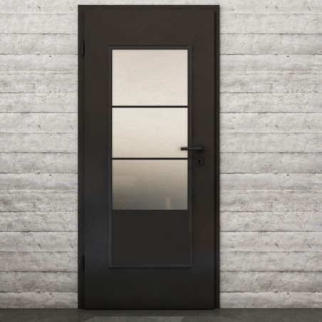 Lichtausschnitt Loft Schwarzlack 32 Blickdicht