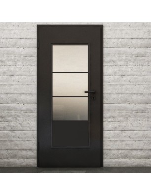 Lichtausschnitt Loft Schwarzlack 32 Blickdicht