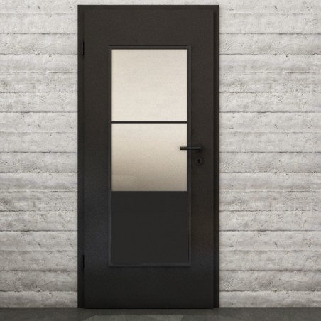 Lichtausschnitt Loft Schwarzlack 33 Blickdicht