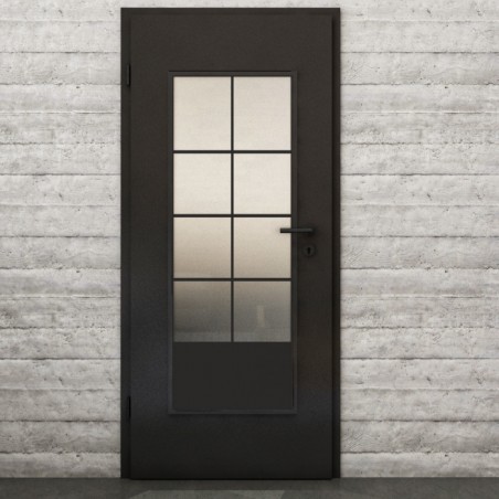 Lichtausschnitt Loft Schwarzlack 34 Blickdicht