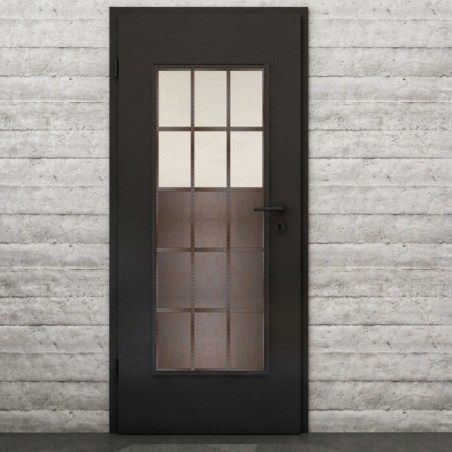 Lichtausschnitt Loft Rosteisen Genietet 21 Blickdicht