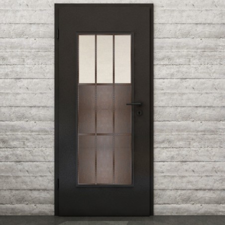 Lichtausschnitt Loft Rosteisen Genietet 23 Blickdicht