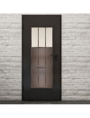 Lichtausschnitt Loft Rosteisen Genietet 23 Blickdicht