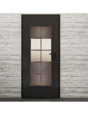 Lichtausschnitt Loft Rosteisen Genietet 28 Blickdicht