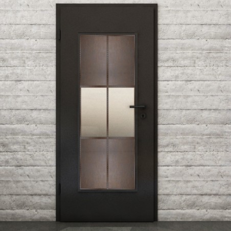 Lichtausschnitt Loft Rosteisen Genietet 30 Blickdicht