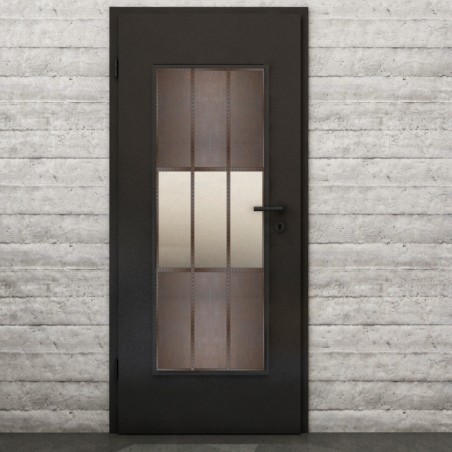 Lichtausschnitt Loft Rosteisen Genietet 33 Blickdicht