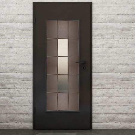 Lichtausschnitt Loft Rosteisen Genietet 34 Blickdicht