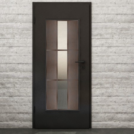 Lichtausschnitt Loft Rosteisen Genietet 36 Blickdicht