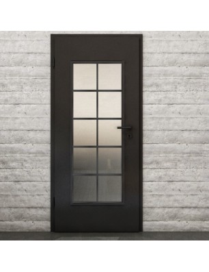 Lichtausschnitt Loft Schwarzeisen Genietet 05 Blickdicht