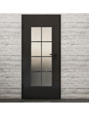 Lichtausschnitt Loft Schwarzeisen Genietet 06 Blickdicht