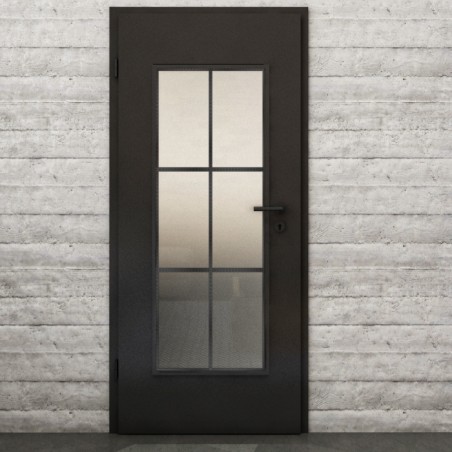 Lichtausschnitt Loft Schwarzeisen Genietet 07 Blickdicht