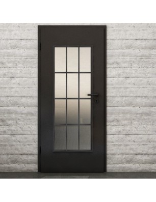 Lichtausschnitt Loft Schwarzeisen Genietet 10 Blickdicht