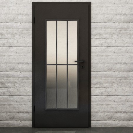 Lichtausschnitt Loft Schwarzeisen Genietet 12 Blickdicht