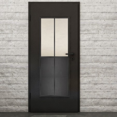 Lichtausschnitt Loft Schwarzeisen Genietet 20 Blickdicht