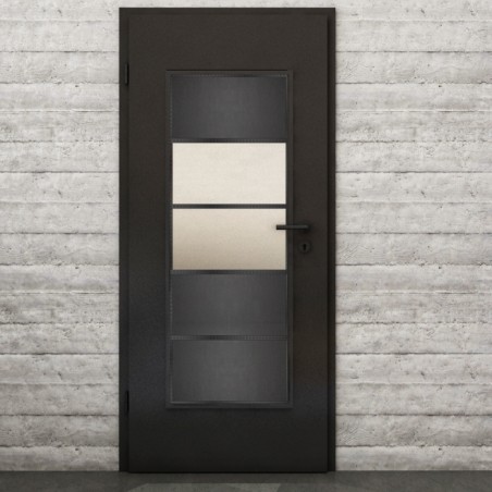 Lichtausschnitt Loft Schwarzeisen Genietet 25 Blickdicht