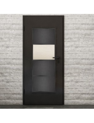 Lichtausschnitt Loft Schwarzeisen Genietet 26 Blickdicht