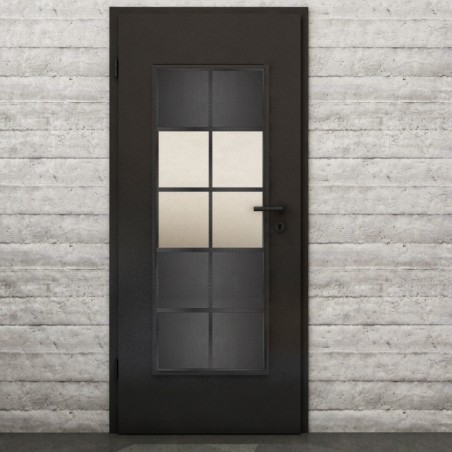 Lichtausschnitt Loft Schwarzeisen Genietet 28 Blickdicht