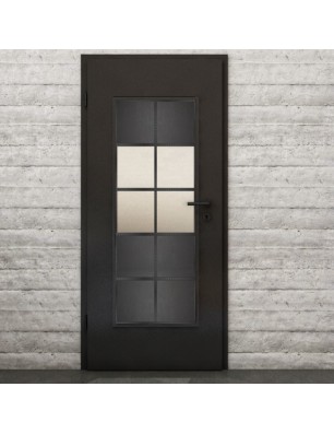 Lichtausschnitt Loft Schwarzeisen Genietet 28 Blickdicht