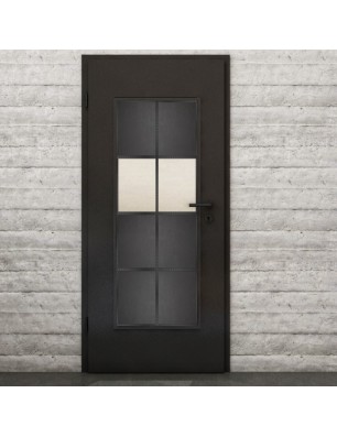 Lichtausschnitt Loft Schwarzeisen Genietet 29 Blickdicht