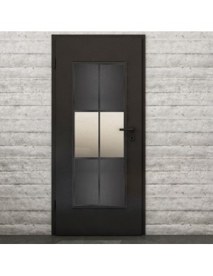 Lichtausschnitt Loft Schwarzeisen Genietet 30 Blickdicht