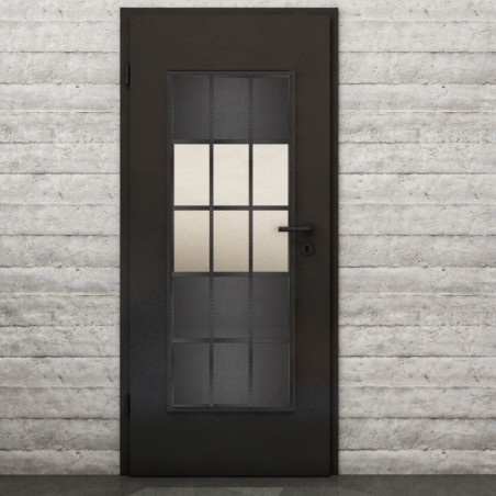 Lichtausschnitt Loft Schwarzeisen Genietet 31 Blickdicht