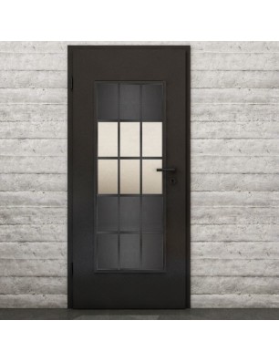 Lichtausschnitt Loft Schwarzeisen Genietet 31 Blickdicht