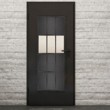 Lichtausschnitt Loft Schwarzeisen Genietet 32 Blickdicht