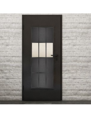 Lichtausschnitt Loft Schwarzeisen Genietet 32 Blickdicht