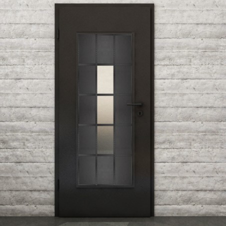 Lichtausschnitt Loft Schwarzeisen Genietet 34 Blickdicht