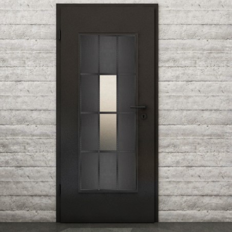 Lichtausschnitt Loft Schwarzeisen Genietet 35 Blickdicht