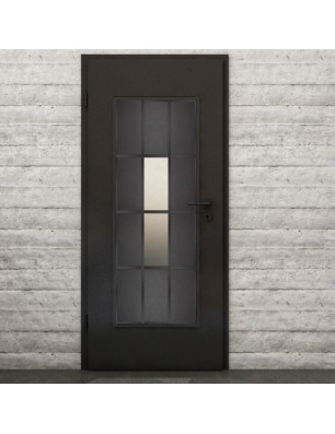 Lichtausschnitt Loft Schwarzeisen Genietet 35 Blickdicht