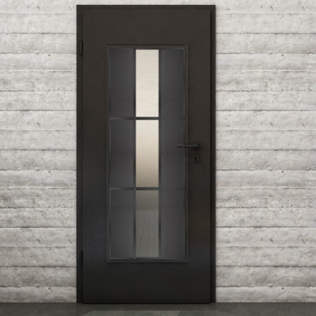 Lichtausschnitt Loft Schwarzeisen Genietet 36 Blickdicht