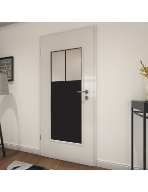 Lichtausschnitt Loft Schwarzlack 25 Blickdicht