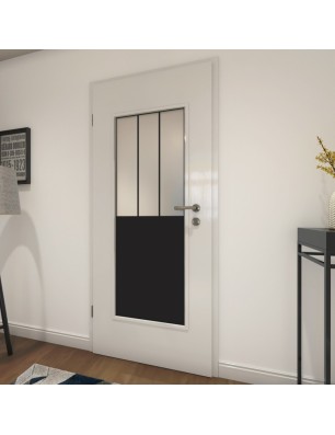 Lichtausschnitt Loft Schwarzlack 30 Blickdicht