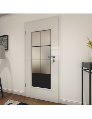 Lichtausschnitt Loft Schwarzlack 35 Blickdicht