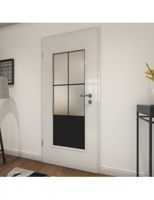 Lichtausschnitt Loft Schwarzlack 36 Blickdicht