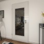 Lichtausschnitt Loft Schwarzeisen Genietet 04 Auf Grauglas Lichtausschnitt Loft Schwarzeisen Genietet 04 Auf Grauglas