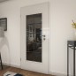 Lichtausschnitt Loft Schwarzeisen Genietet 05 Auf Grauglas Lichtausschnitt Loft Schwarzeisen Genietet 05 Auf Grauglas
