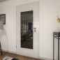 Lichtausschnitt Loft Schwarzeisen Genietet 06 Auf Grauglas Lichtausschnitt Loft Schwarzeisen Genietet 06 Auf Grauglas